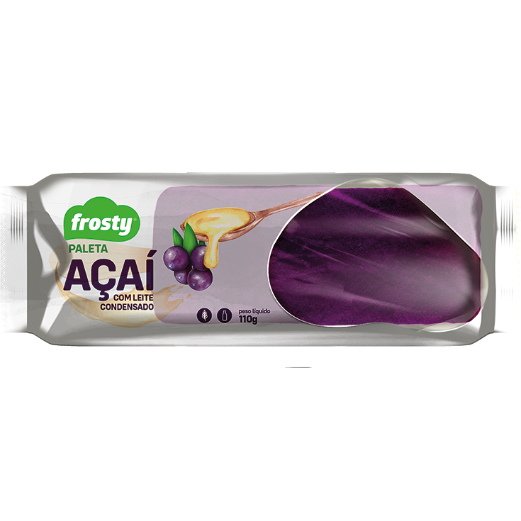 PALETA FROSTY ACAI C/ LEITE CONDENSADO