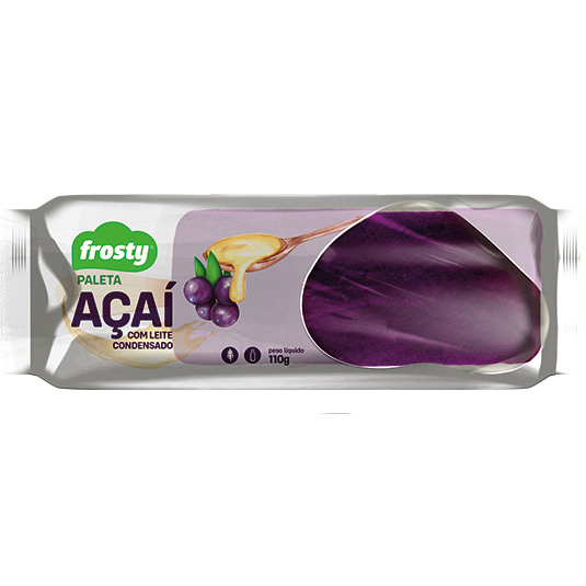 PALETA FROSTY ACAI C/ LEITE CONDENSADO